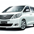 Автомобильные коврики ЭВА (EVA) для Toyota Alphard II правый руль рестайл (H20 гибрид) 2011-2015 